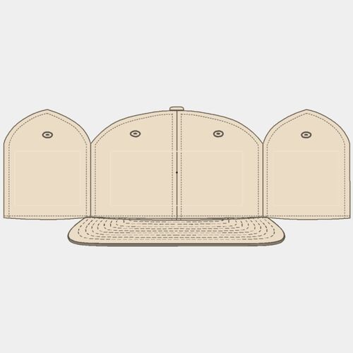 Nissi Corduroy 5 Panels Flat Bill Cap Thumbnail